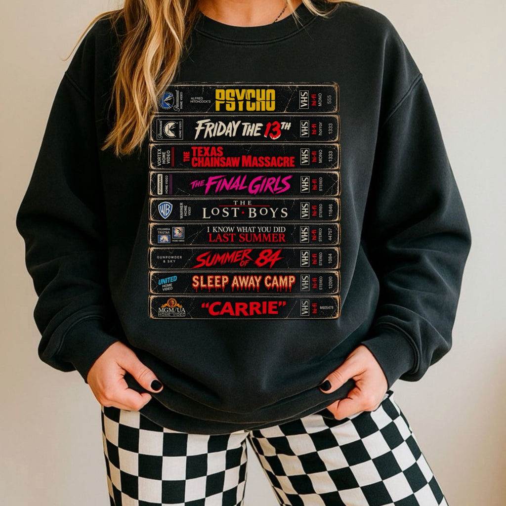 Retro Horror VHS Graphic Tee