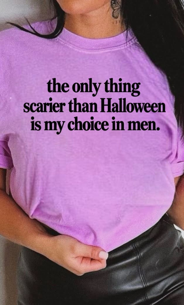 Scary Choice in Men Halloween Graphic Tee
