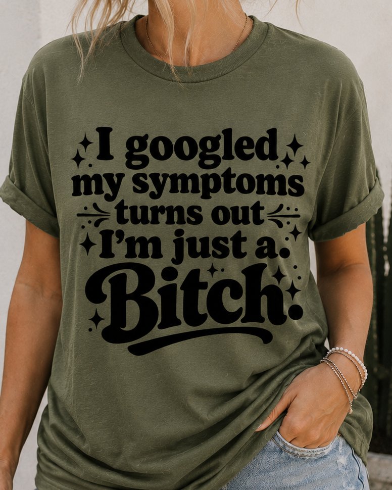 Googled My Symptoms Funny Graphic Tee
