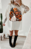 Western Ghost & Highland Cow Fall Graphic Tee