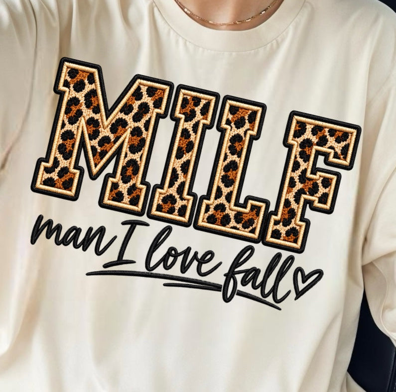 MILF Man I Love Fall Graphic Tee