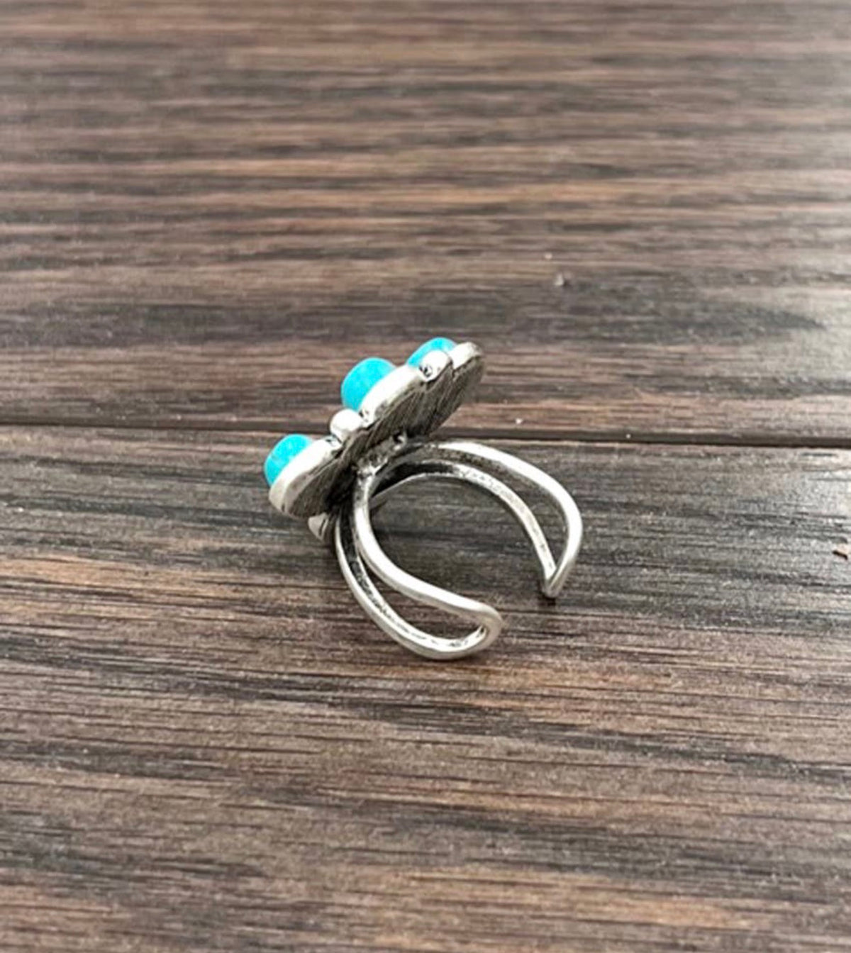 Faux Western Turquoise Ring