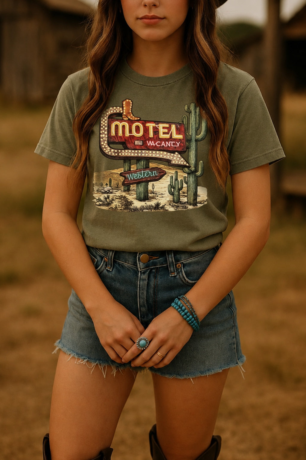 Western Motel Desert Graphic Tee