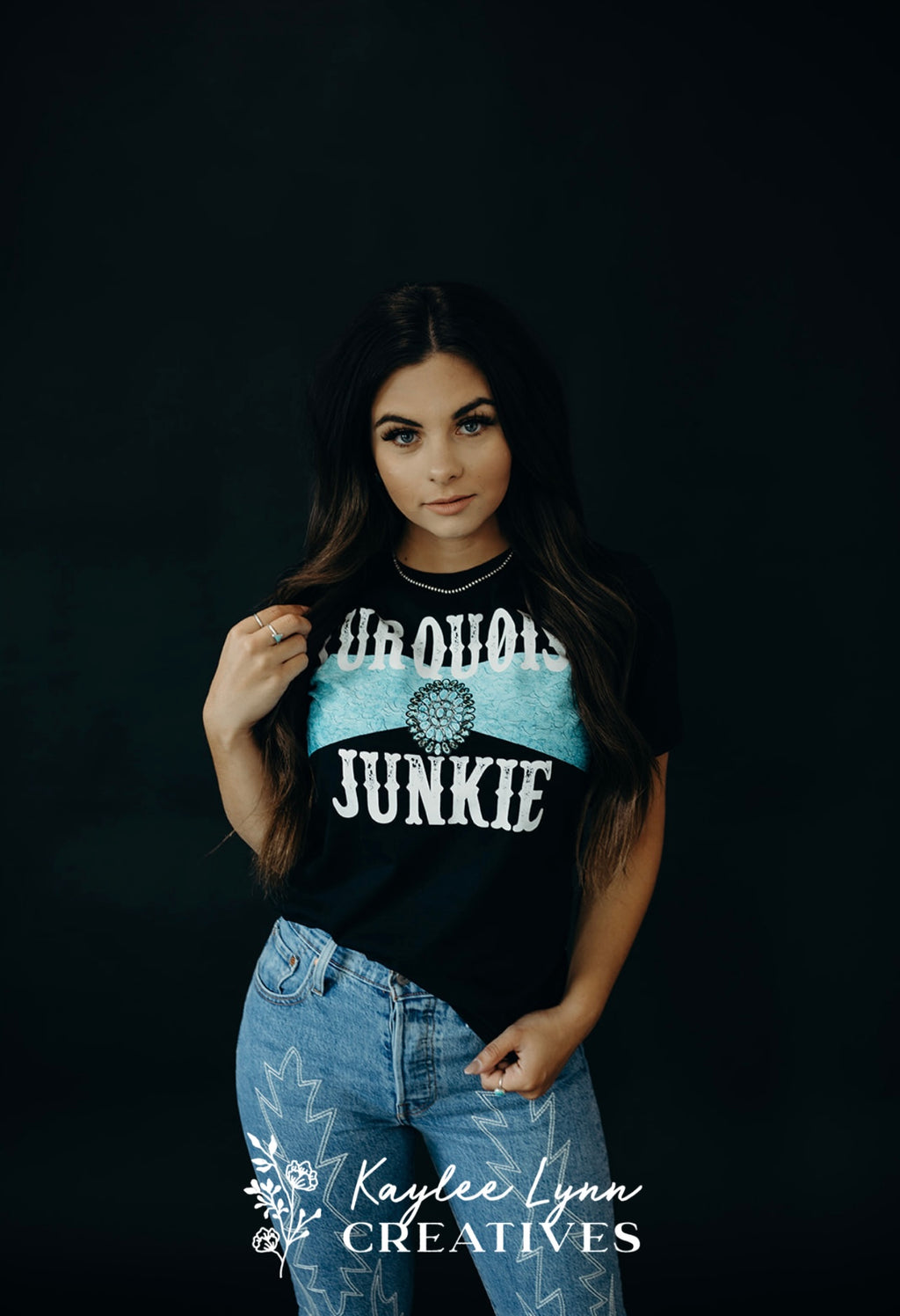 Bella Canvas Turquoise Junkie Graphic Tee