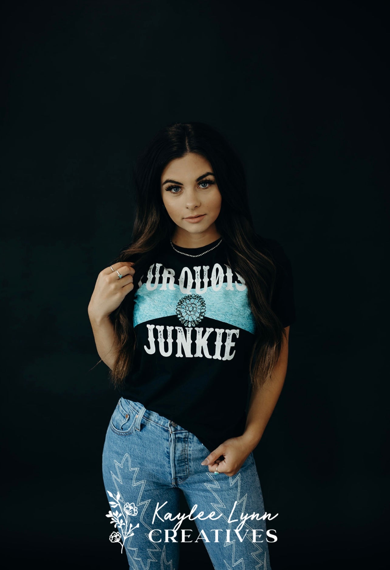 Bella Canvas Turquoise Junkie Graphic Tee