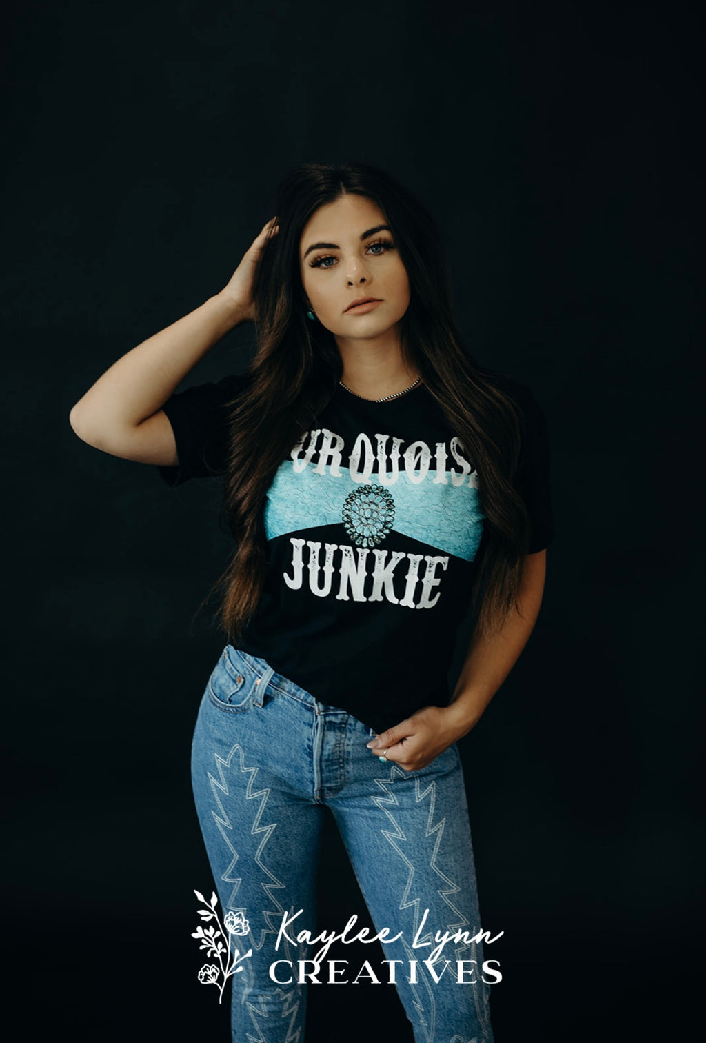 Bella Canvas Turquoise Junkie Graphic Tee