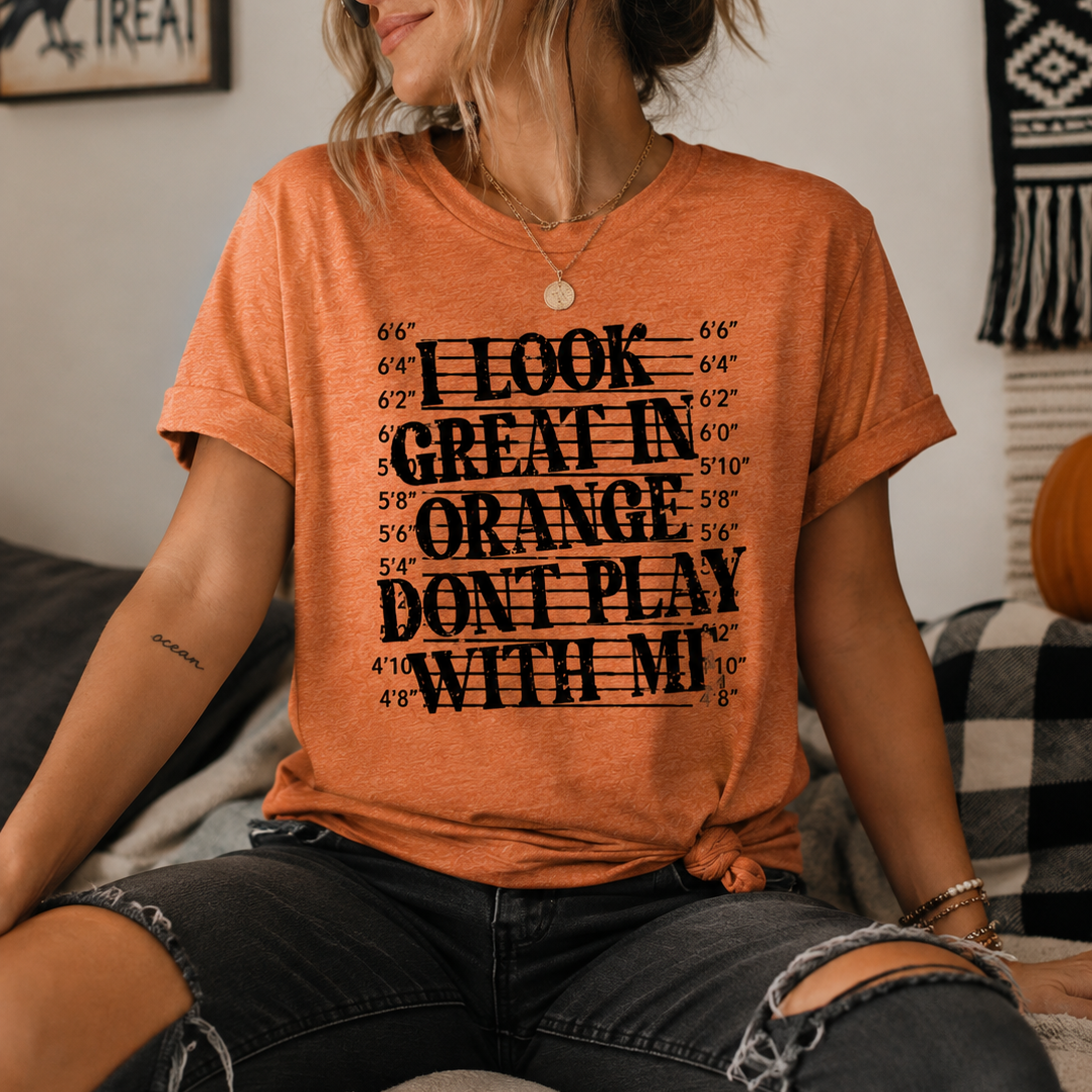 Look Great in Orange Graphic Tee
