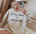 Strong Coffee & Strong Faith Shirt – Graphic Tee, Long Sleeve & Crewneck
