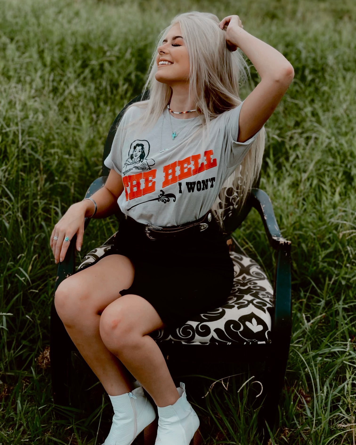 Next Level The Hell I Wont Graphic Tee