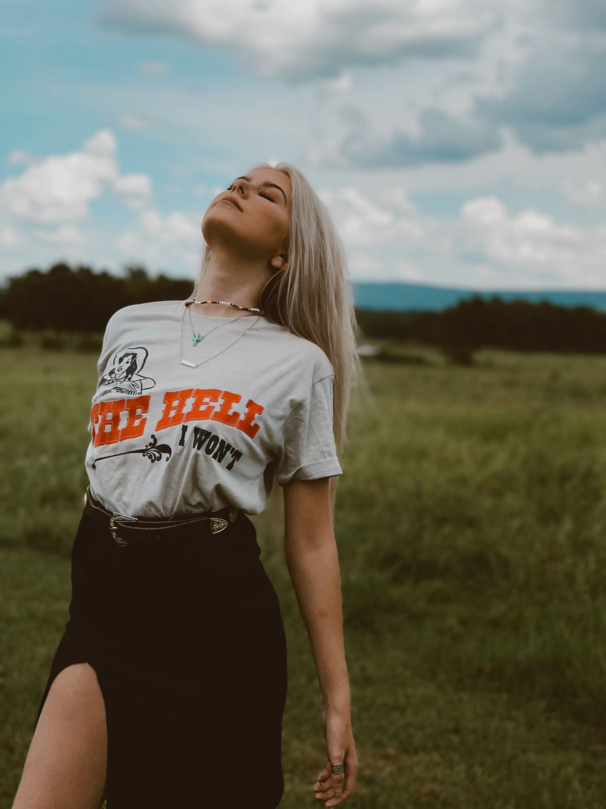 Next Level The Hell I Wont Graphic Tee