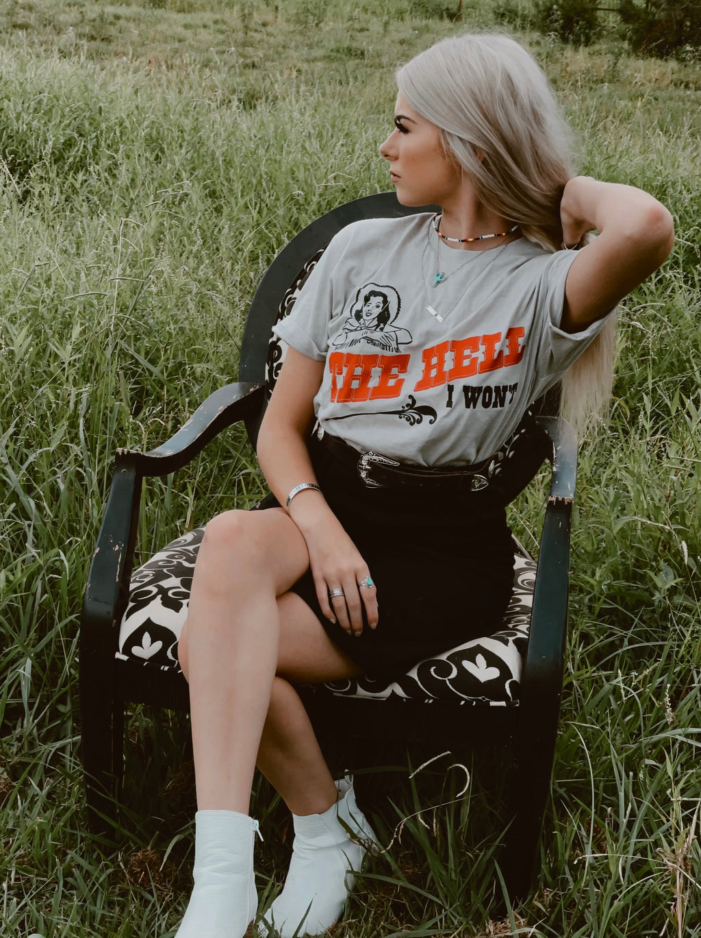 Next Level The Hell I Wont Graphic Tee